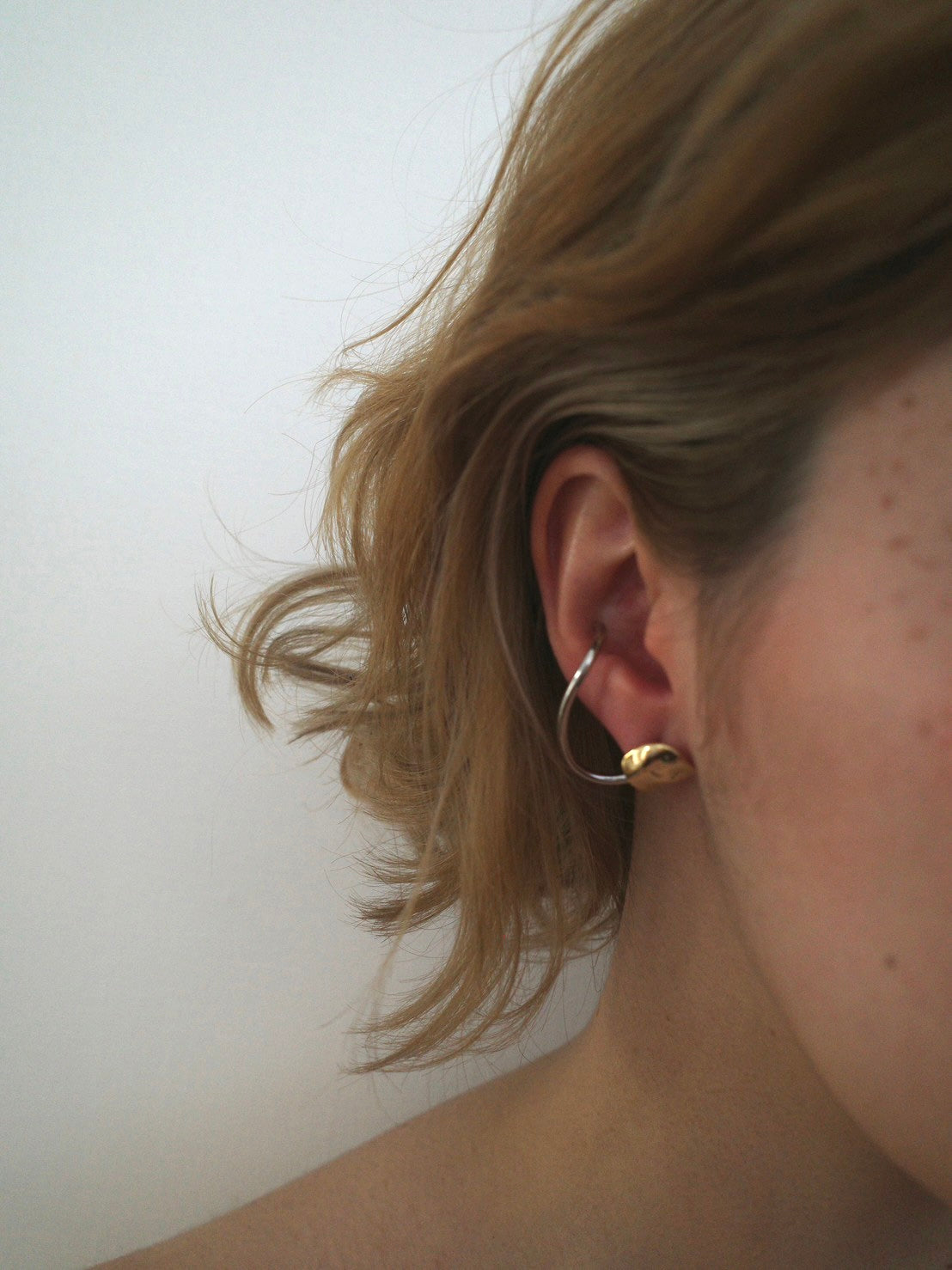 tres Gold×Silver curve Pierce 2