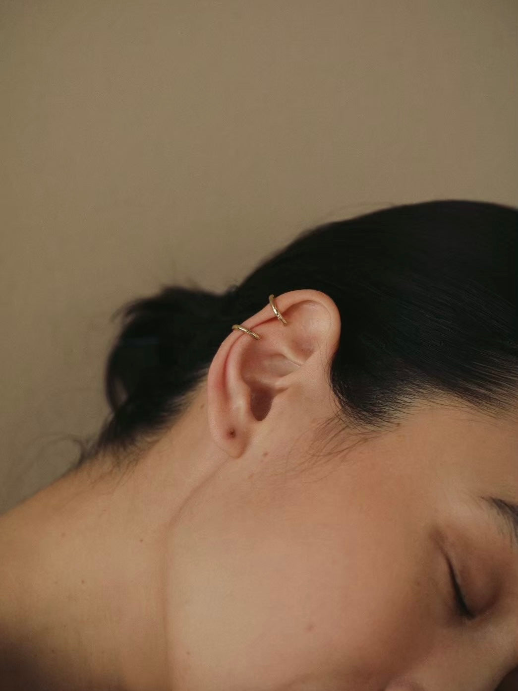 Double nuance Earcuff (Gold)
