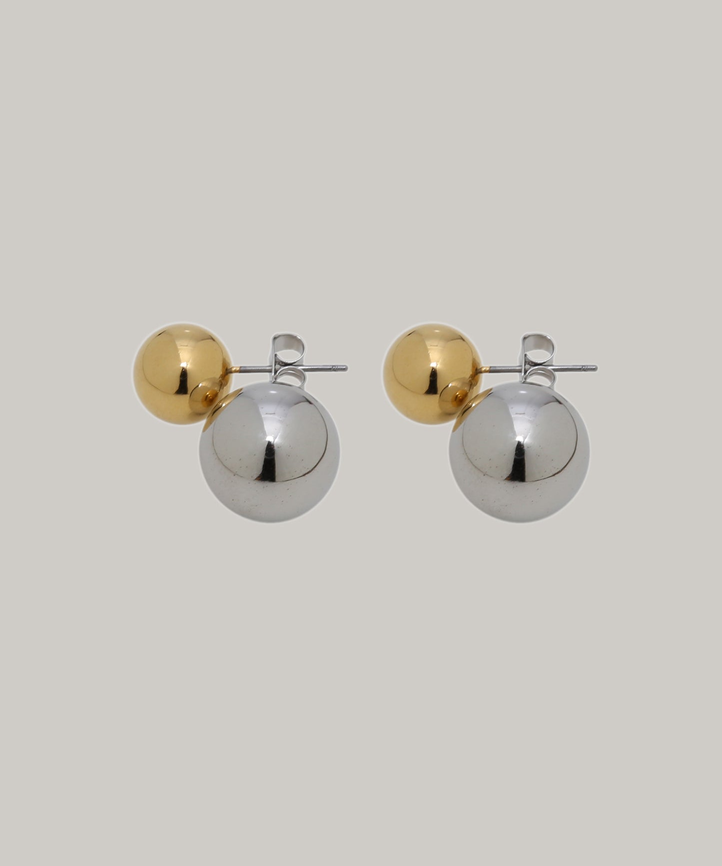 Double ball Pierce (Gold×Silver)