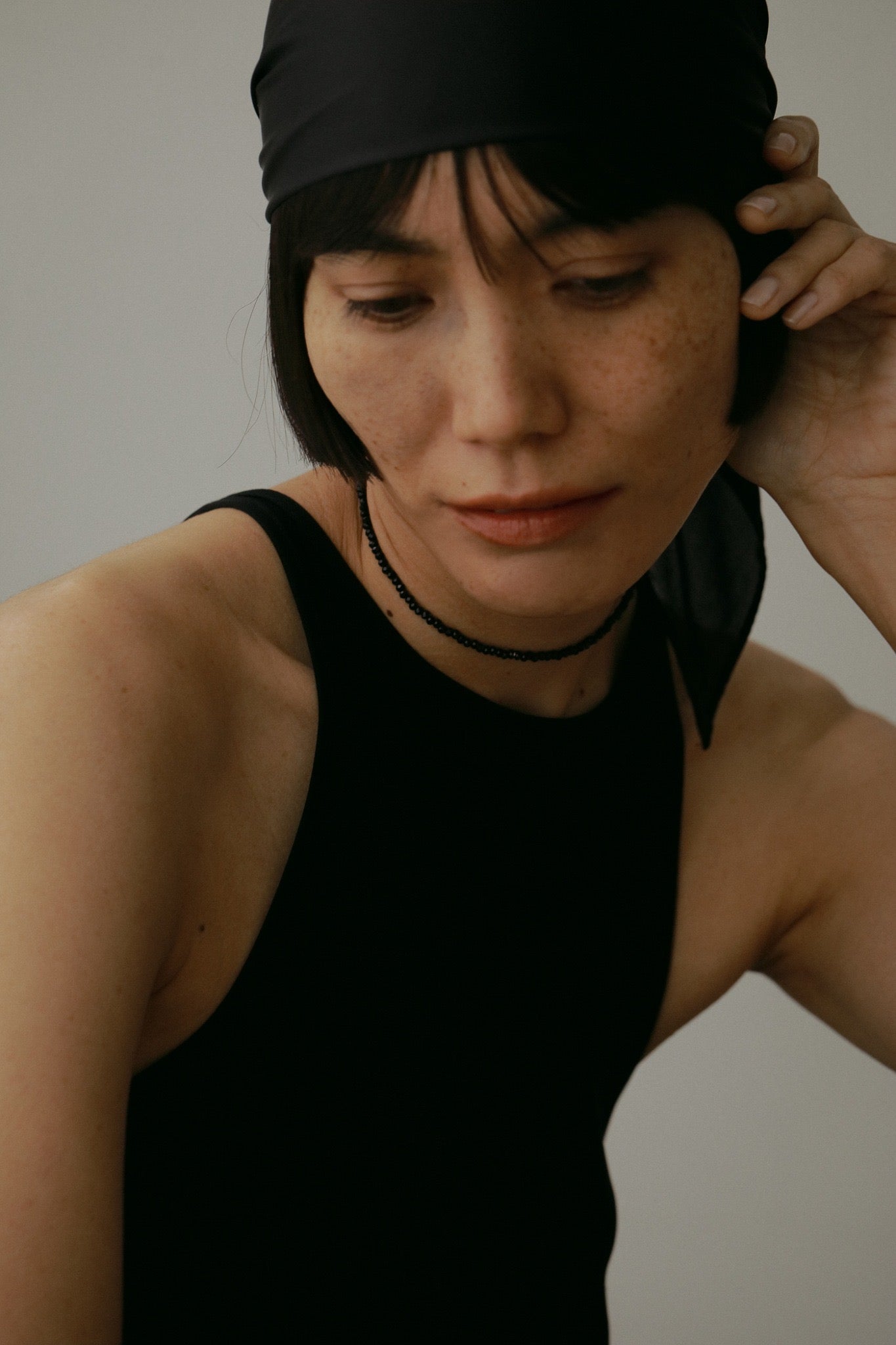 Beads Necklace (Black)