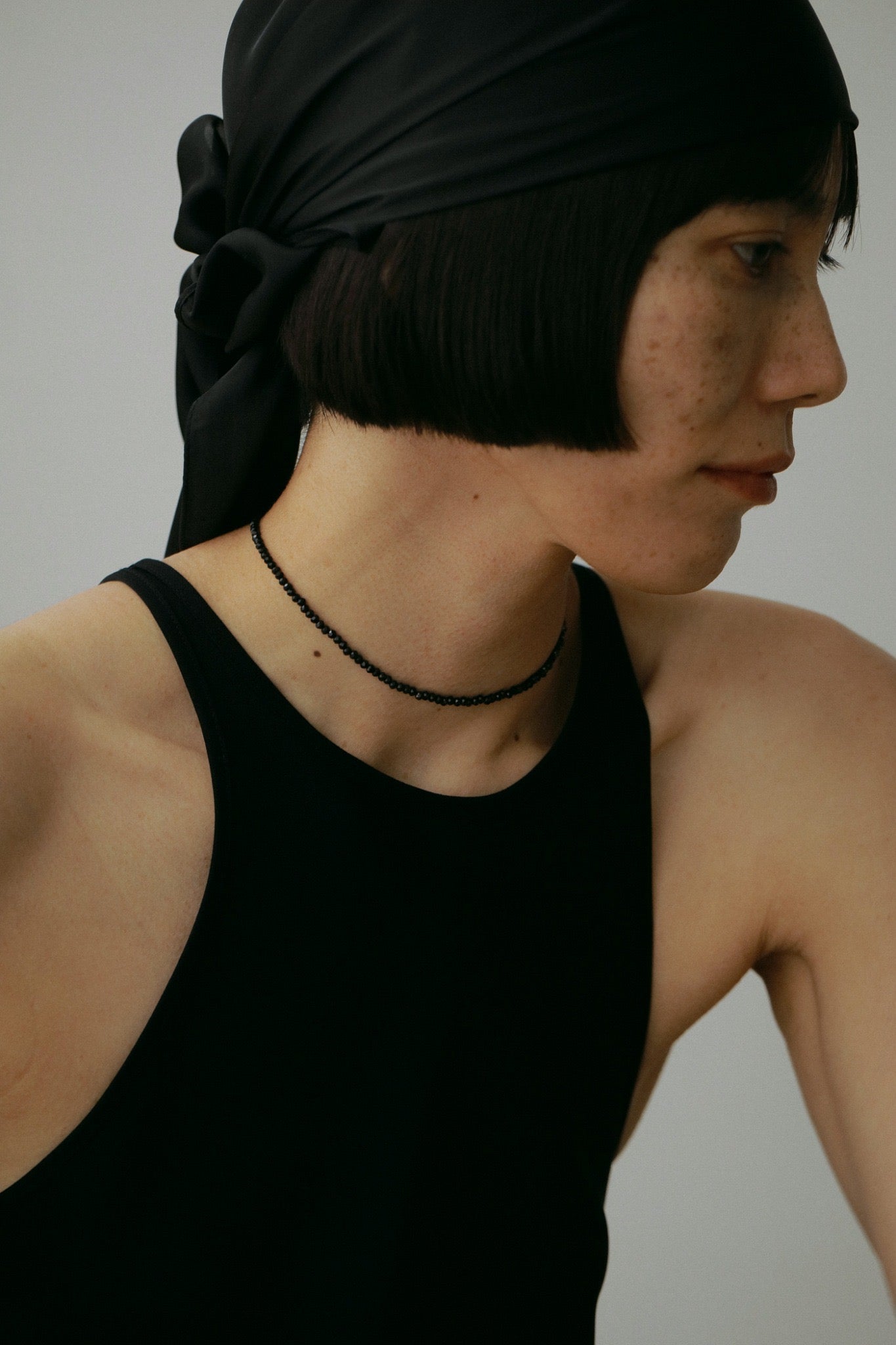 Beads Necklace (Black)