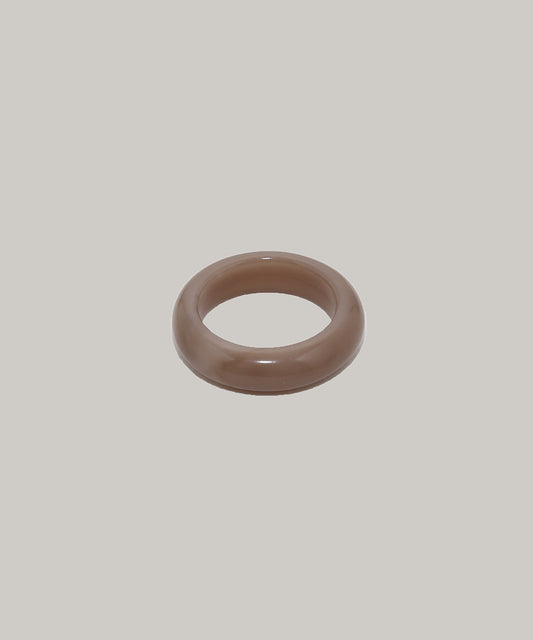 Marble simple Ring (Brown)