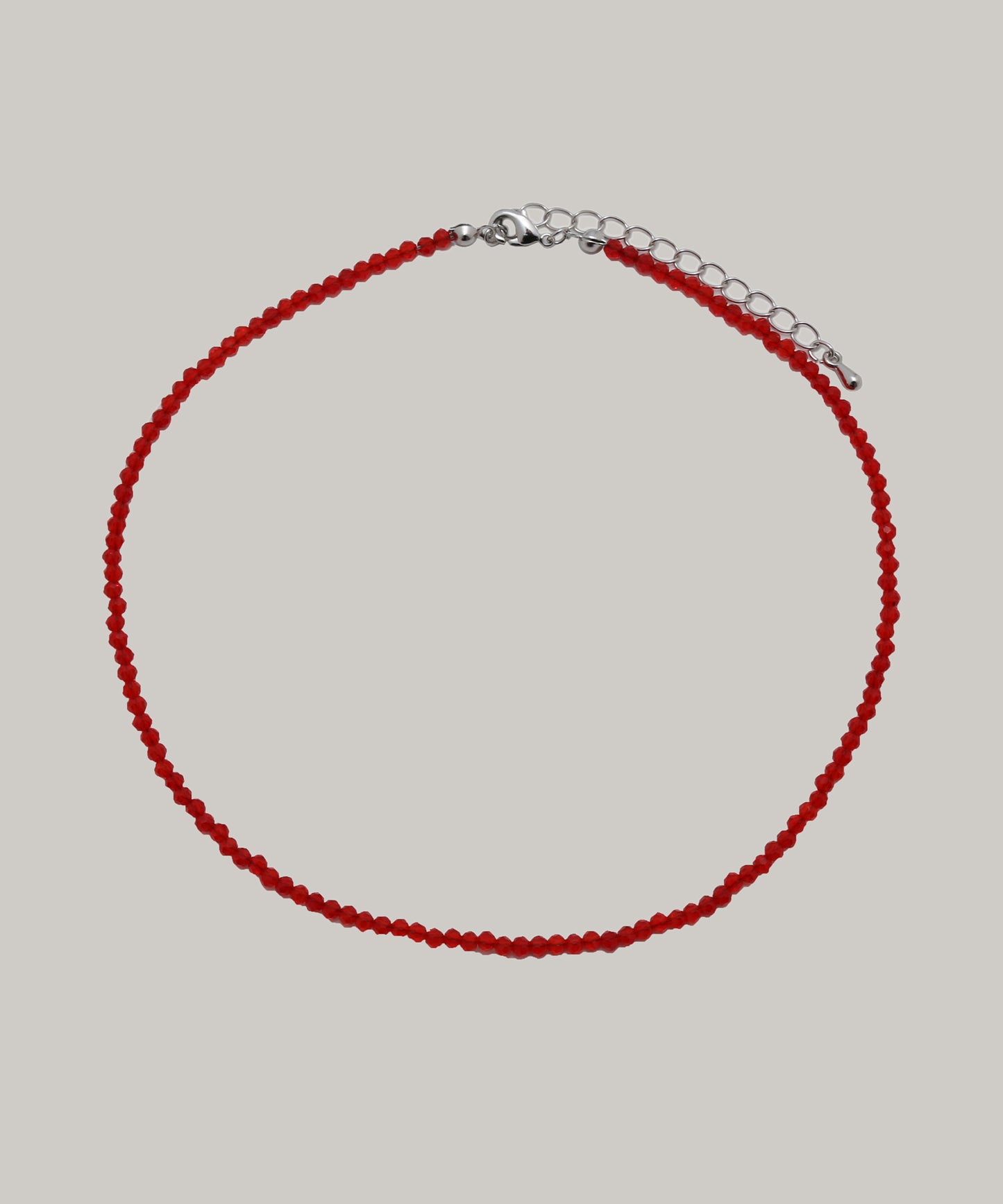 Beads Necklace (Red)