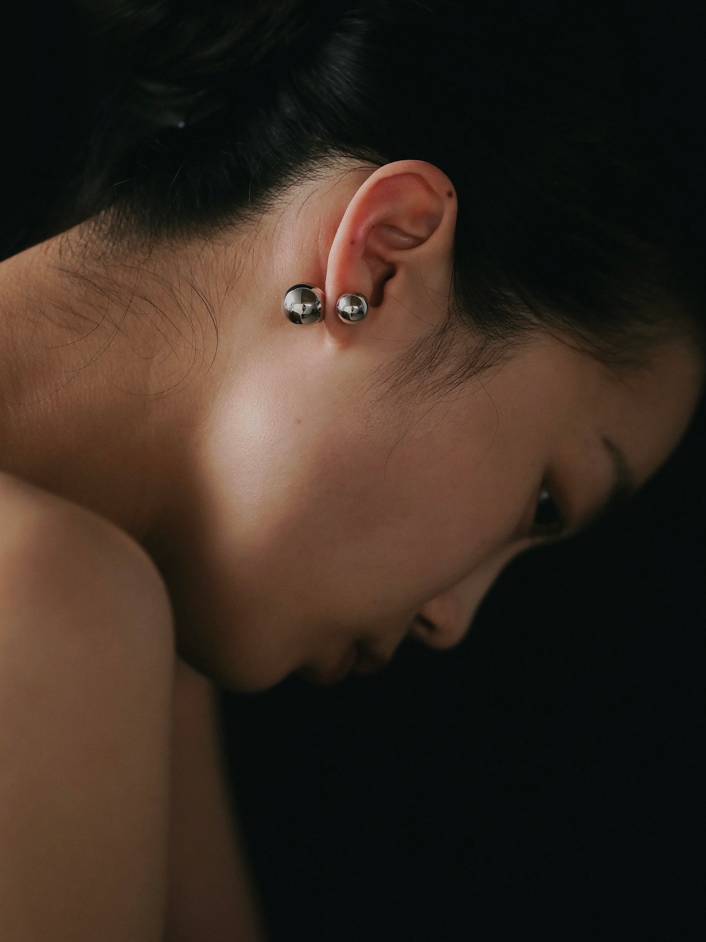 Double ball Pierce (Silver)