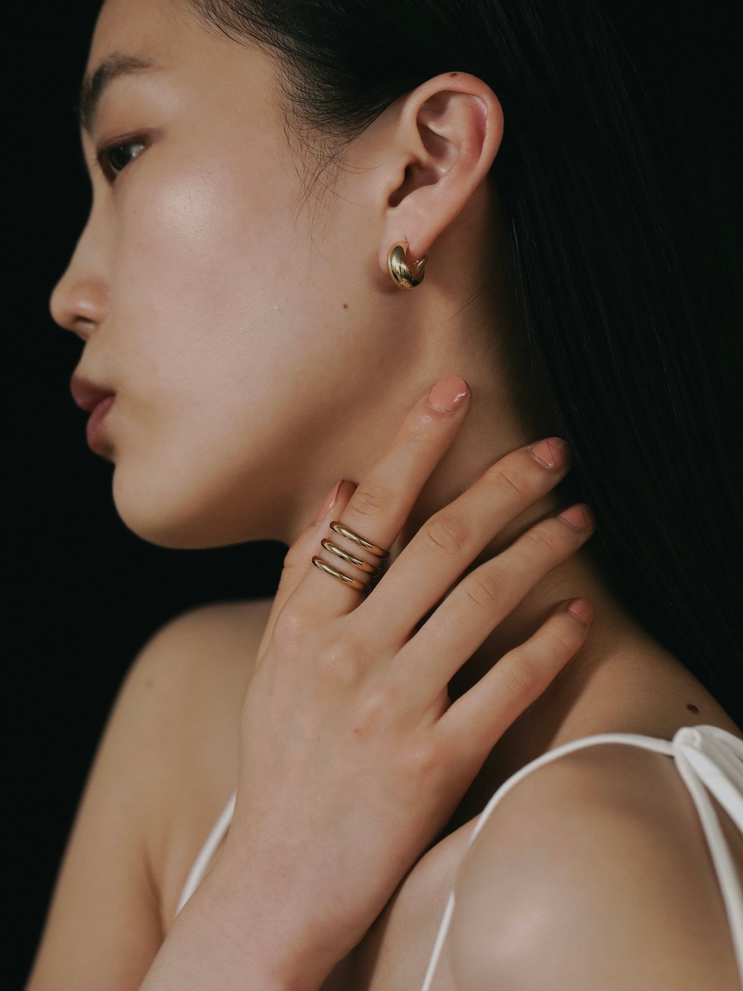 Mini hoop Earring (Gold)