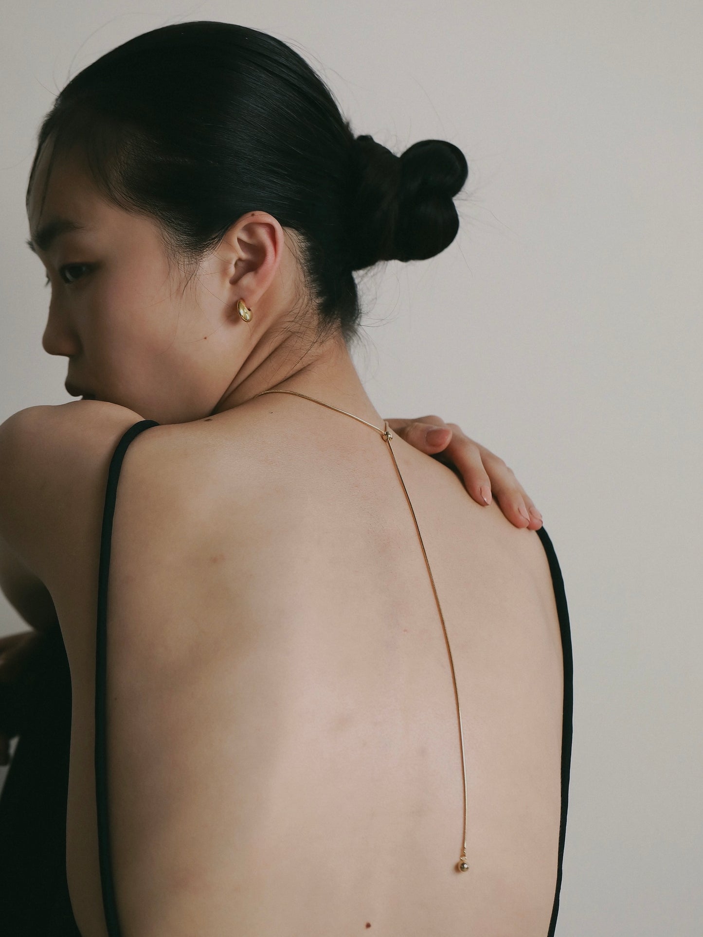 Ball snake Necklace (Gold)