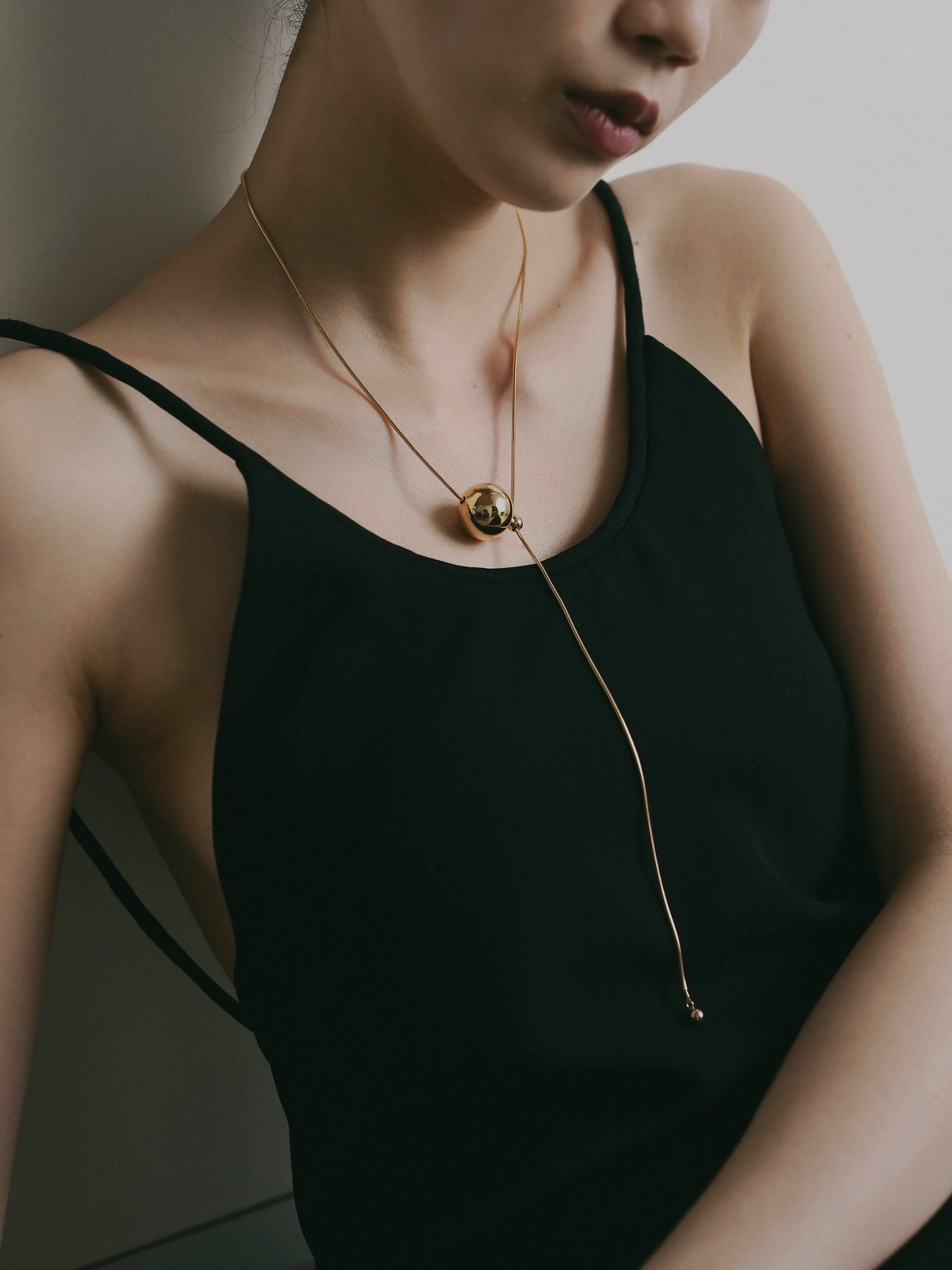 Ball snake Necklace (Gold)