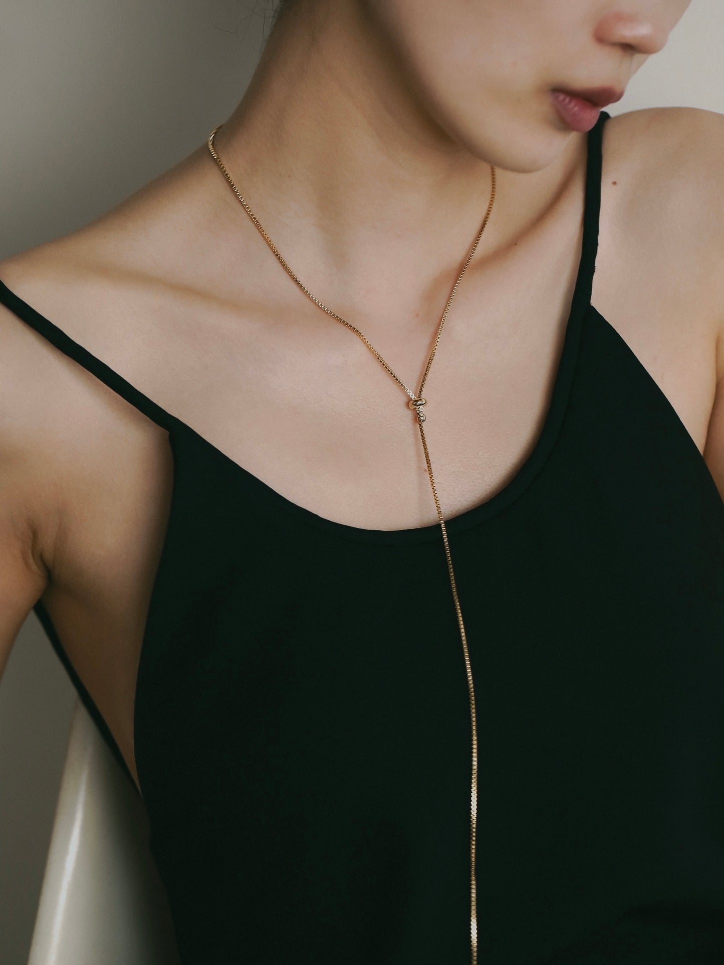 Tie Necklace (Gold)