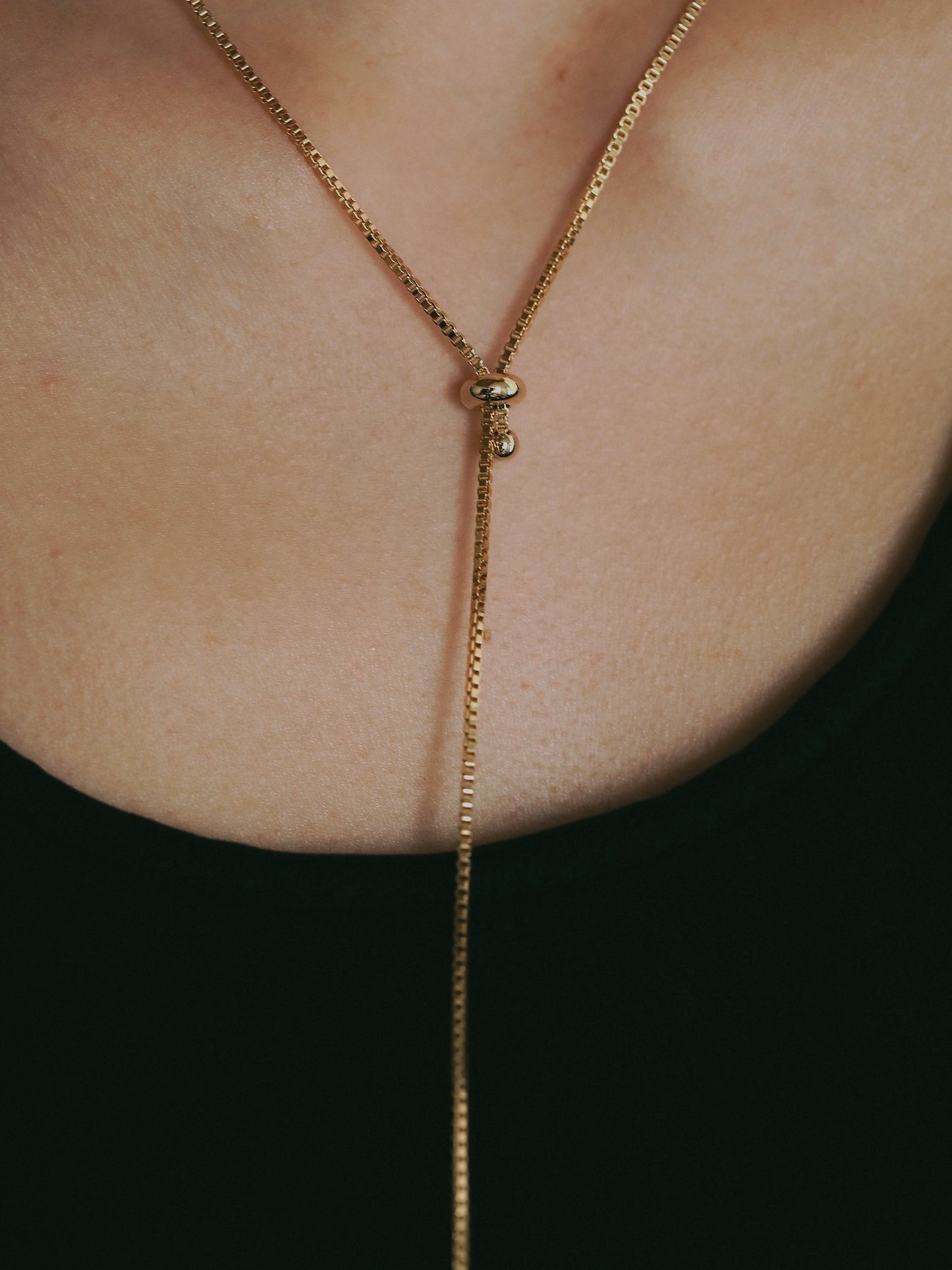 Tie Necklace (Gold)
