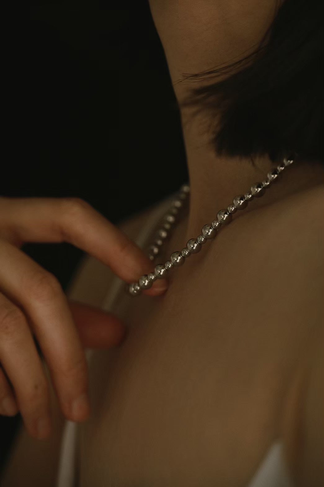 Tsubu Necklace (Silver)