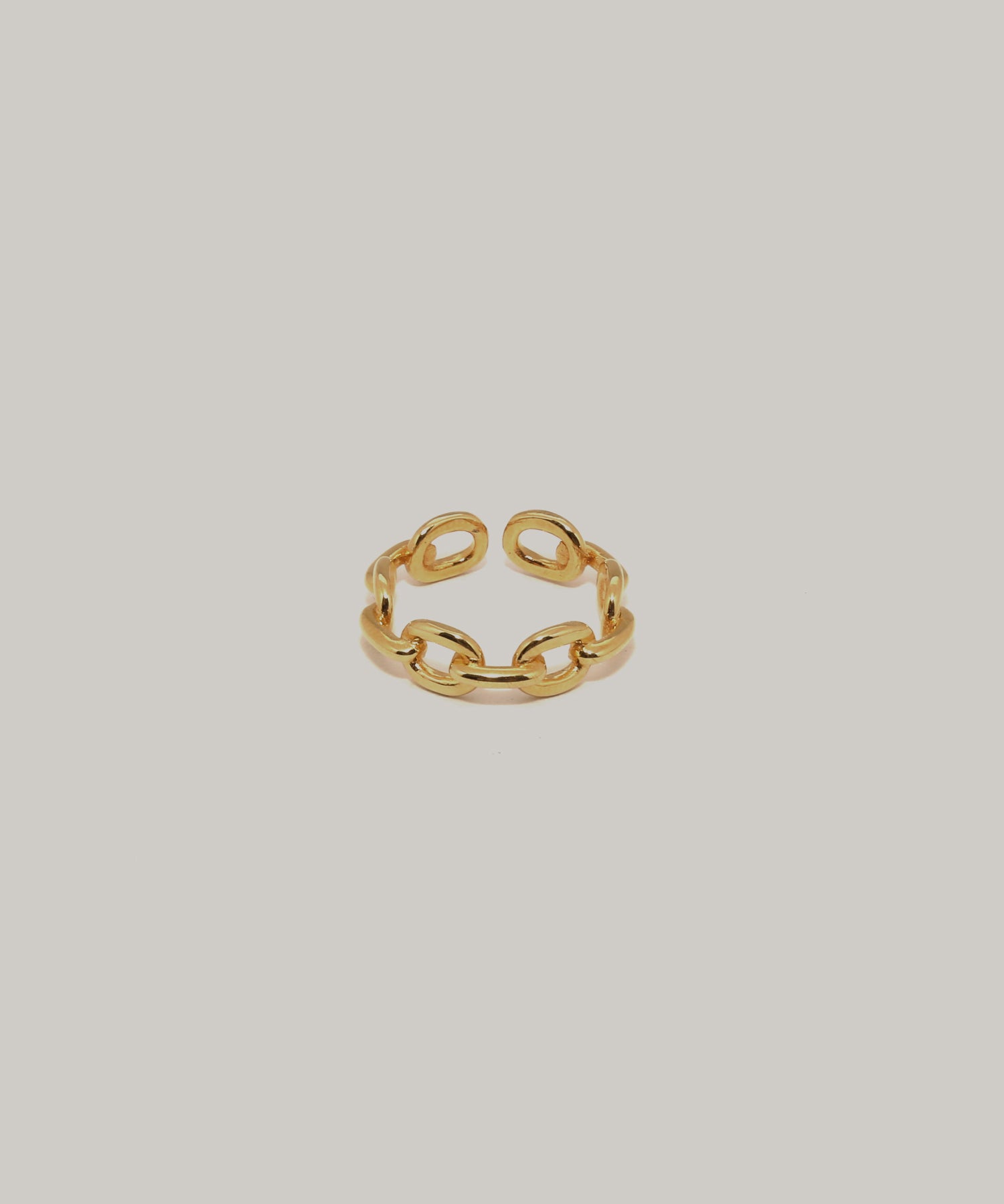 ［silver925］Chain Ring (Gold)