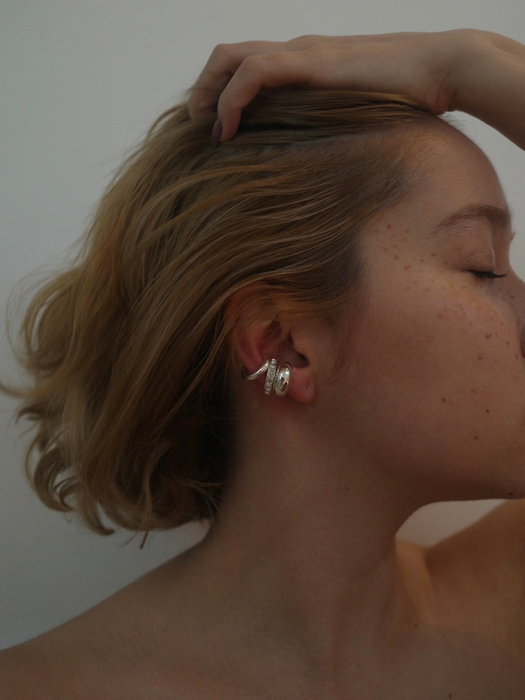 tres Bijou Earcuff (Silver) 3