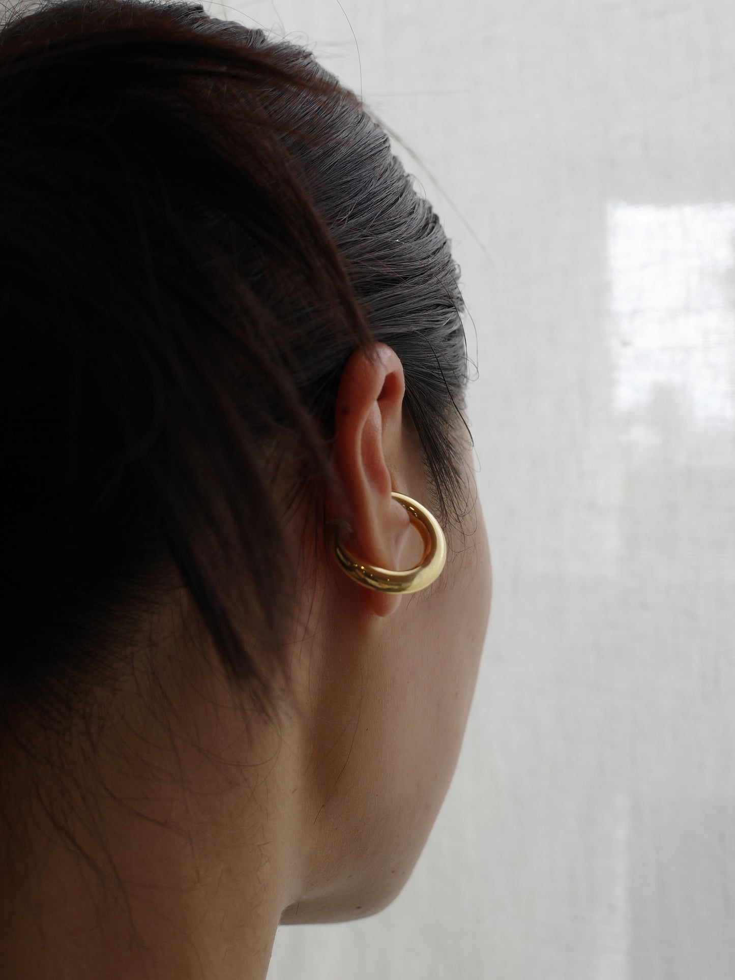 ［silver925］Pipe Earcuff (Gold)