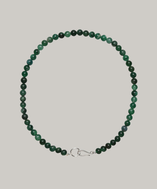 ［silver925］Stone Necklace (Green)