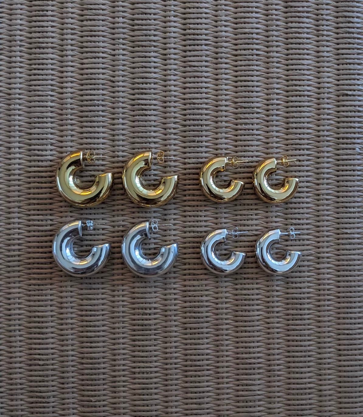 ［silver925］Wide hoop Pierce (Silver)