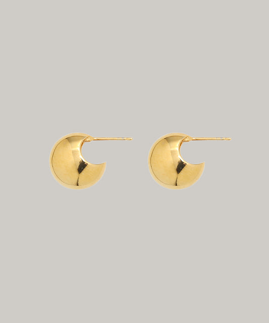 ［silver925］Mini half moon Pierce (Gold)