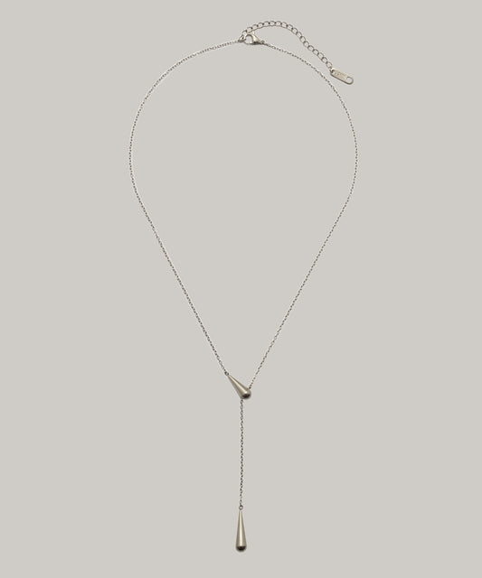 ［316L］Icicle Necklace (Silver)