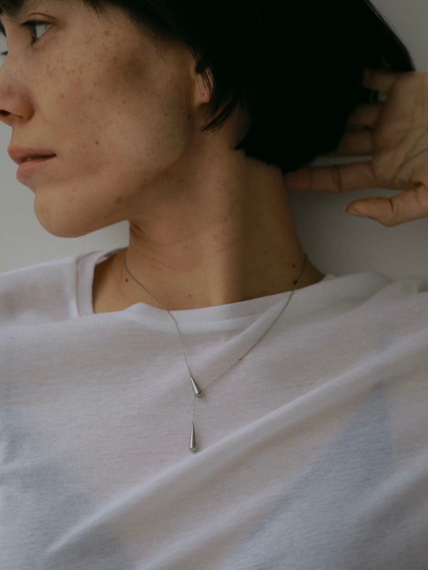 ［316L］Icicle Necklace (Silver)