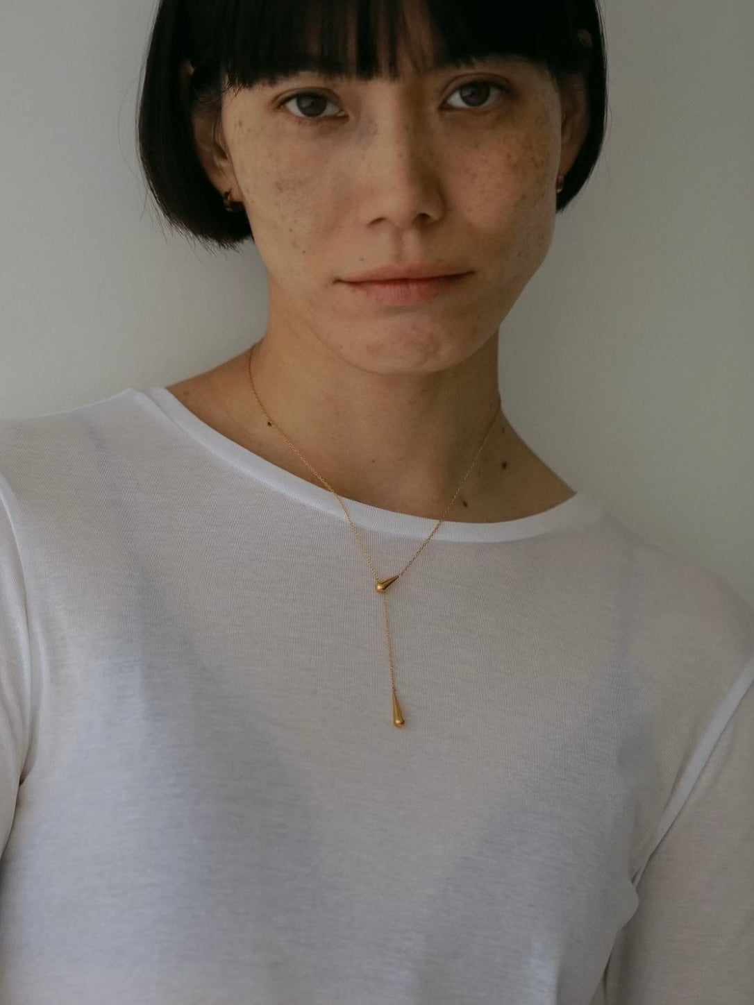 ［316L］Icicle Necklace (Gold)