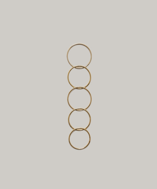 ［Silver925］5set Ring (Gold)