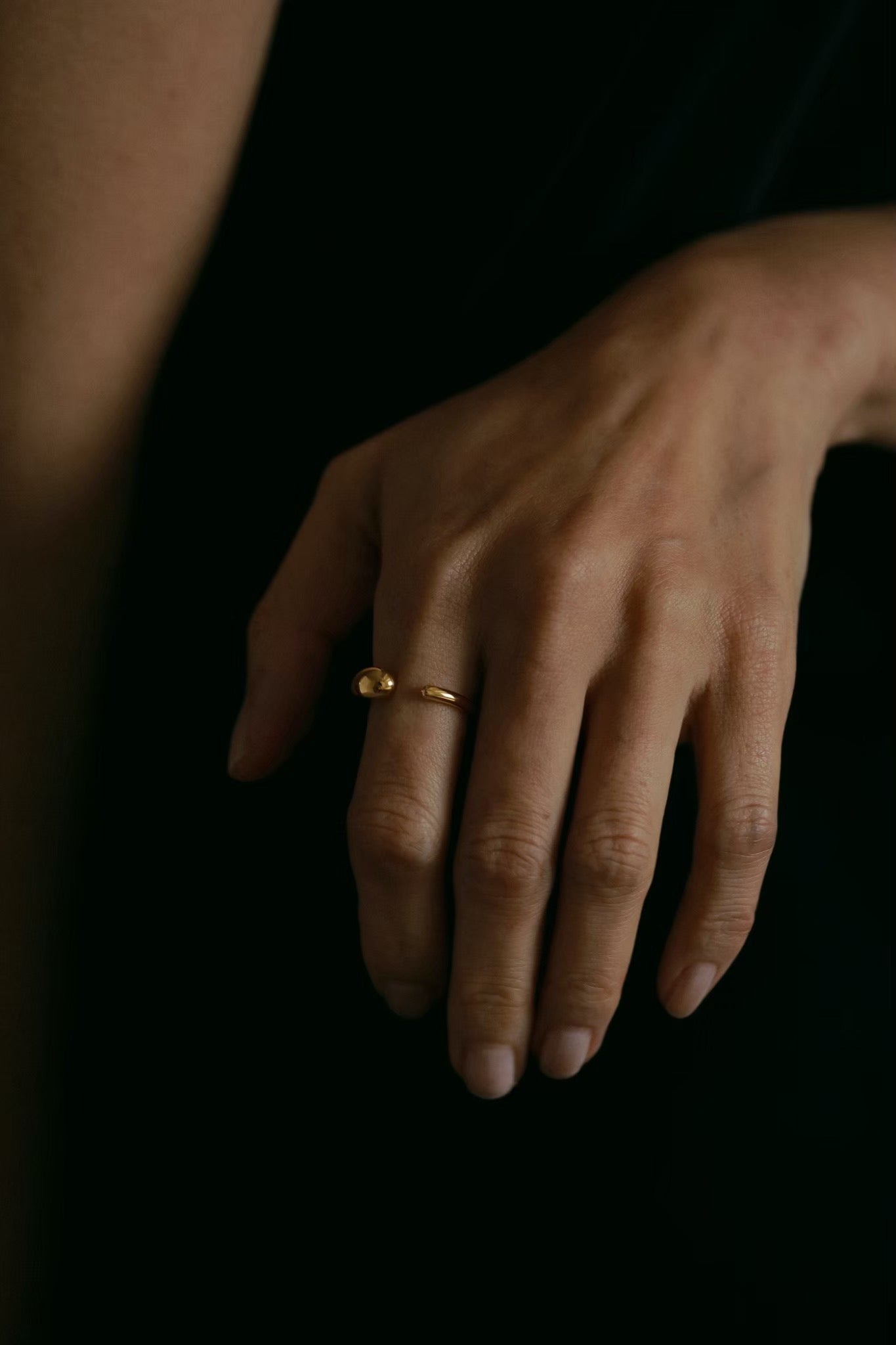 ［silver925］Dewily Ring (Gold)