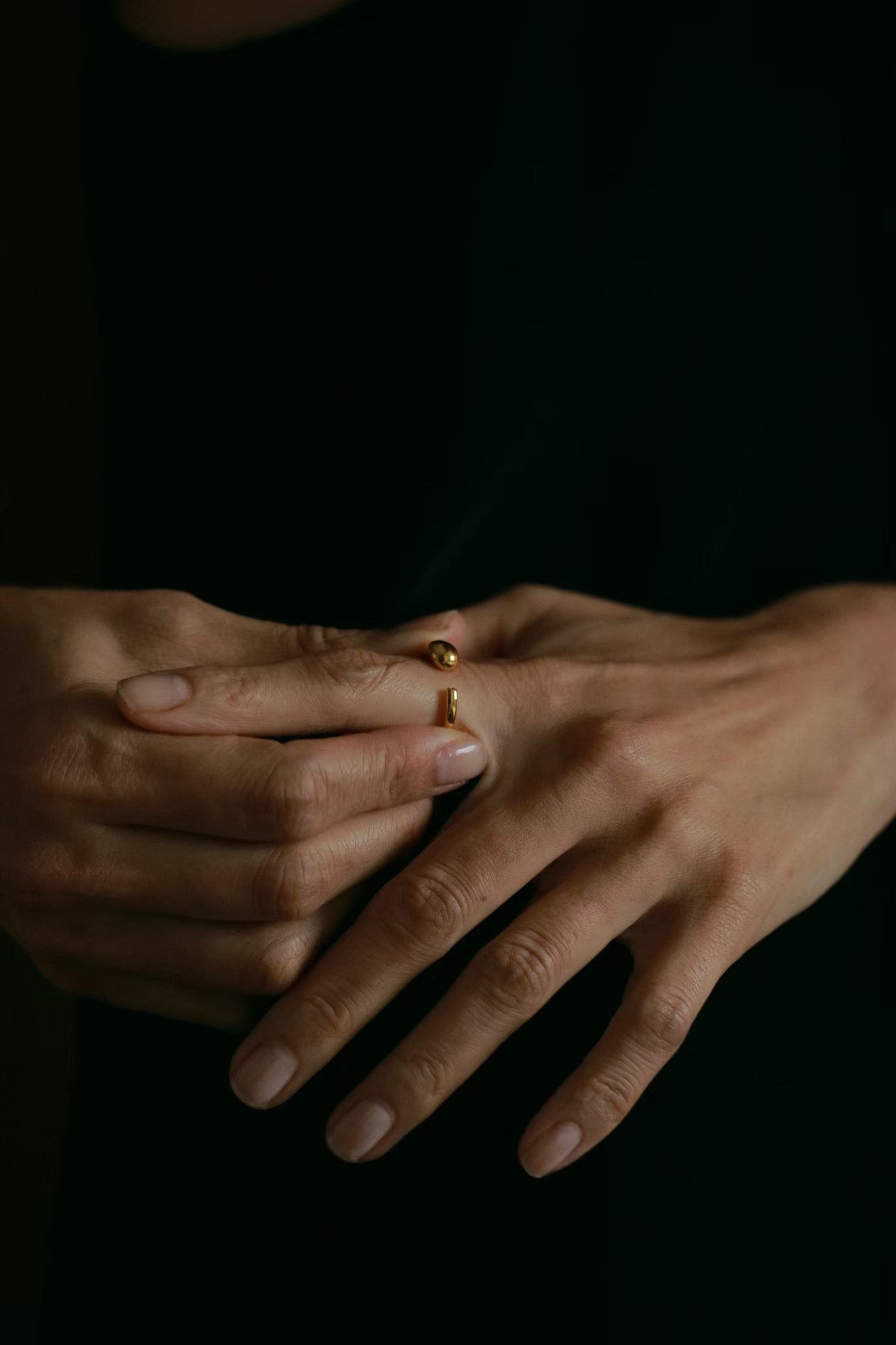 ［silver925］Dewily Ring (Gold)