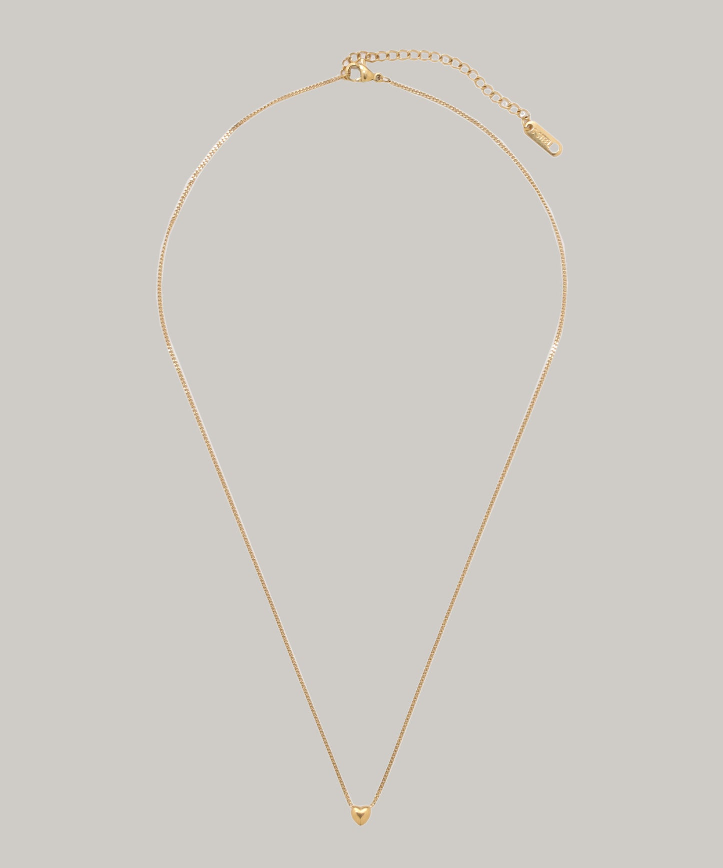［316L］Mini heart Necklace (Gold)