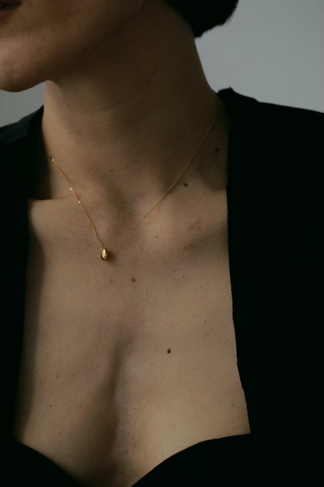 ［316L］Mini egg Necklace (Gold)