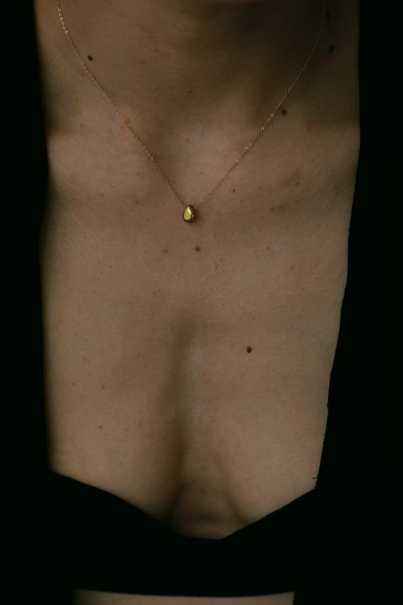 ［316L］Mini egg Necklace (Gold)