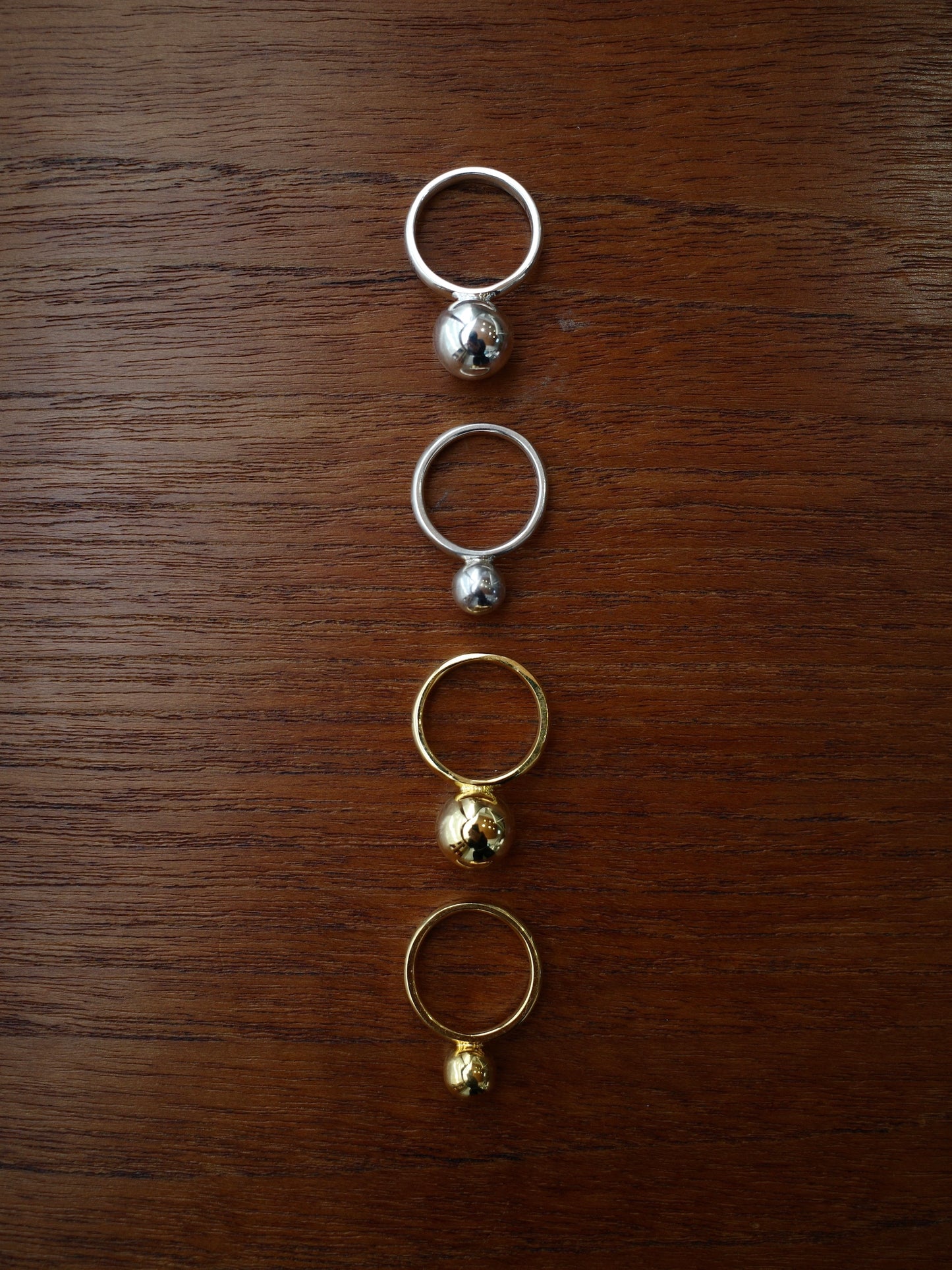 ［silver925］Large ball Ring (Silver)