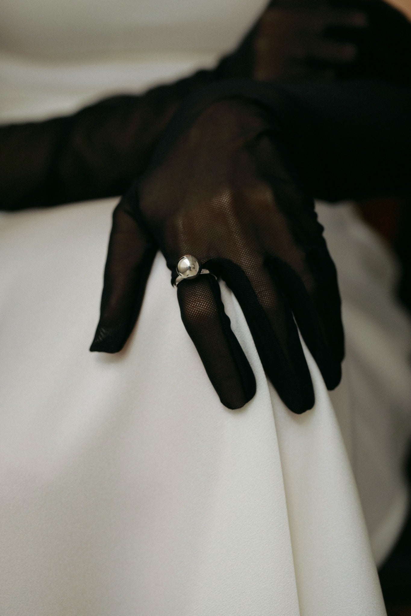 ［silver925］Large ball Ring (Silver)