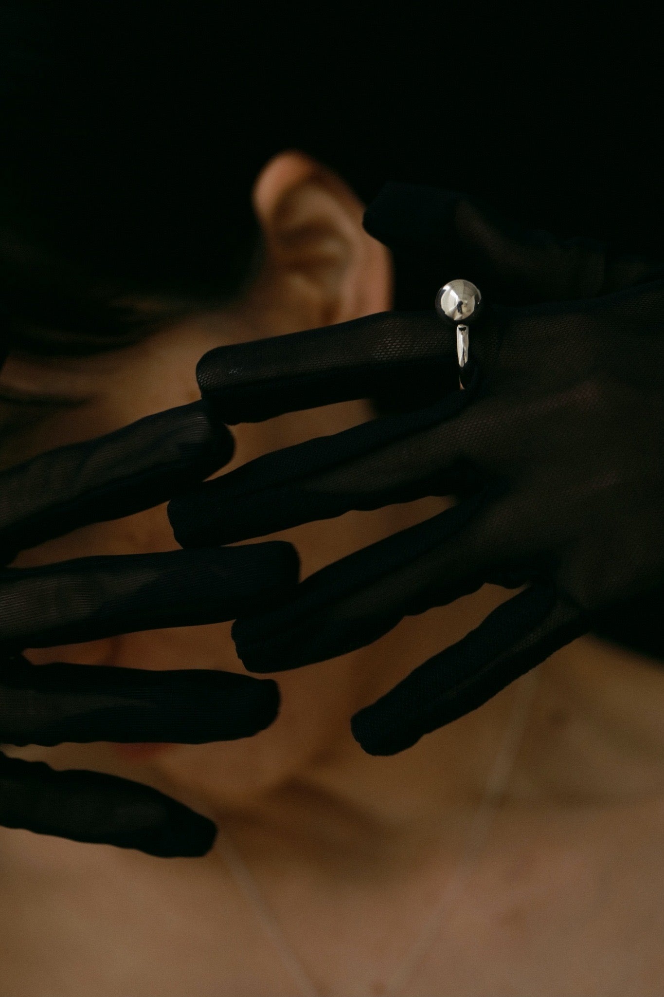 ［silver925］Large ball Ring (Silver)