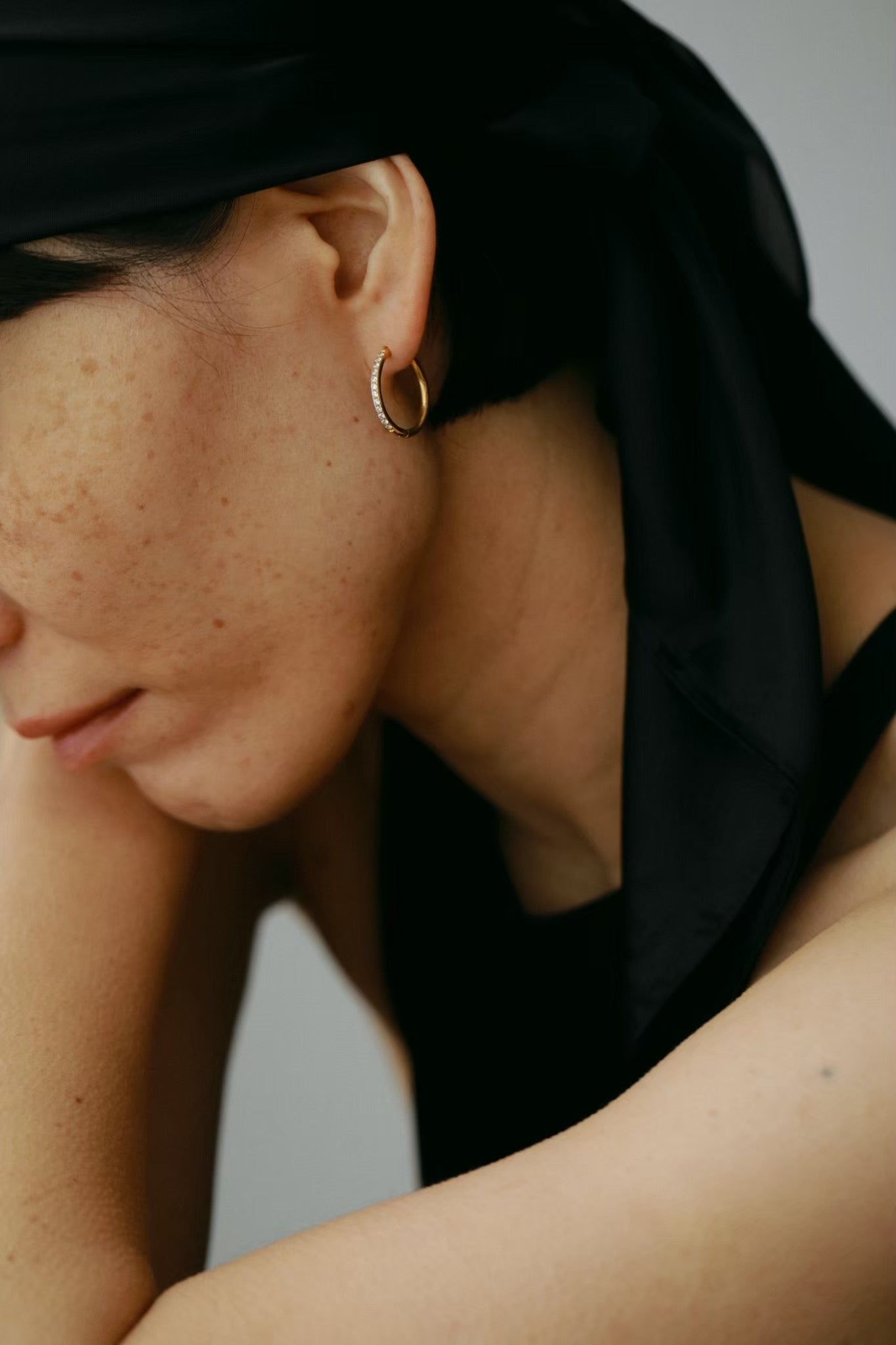 ［316L］Half bijou Pierce (Gold)