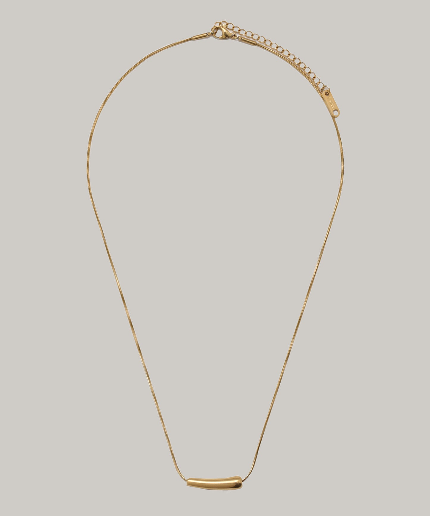 ［316L］Line Necklace (Gold)
