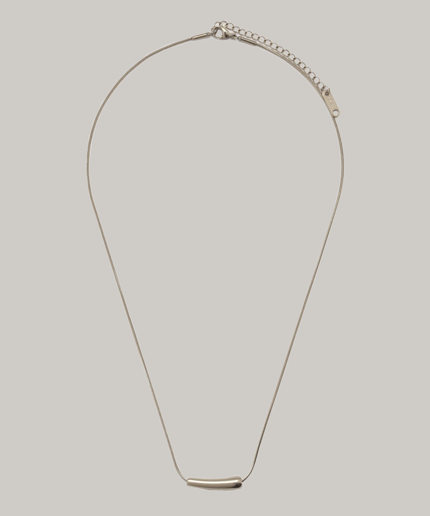［316L］Line Necklace (Silver)