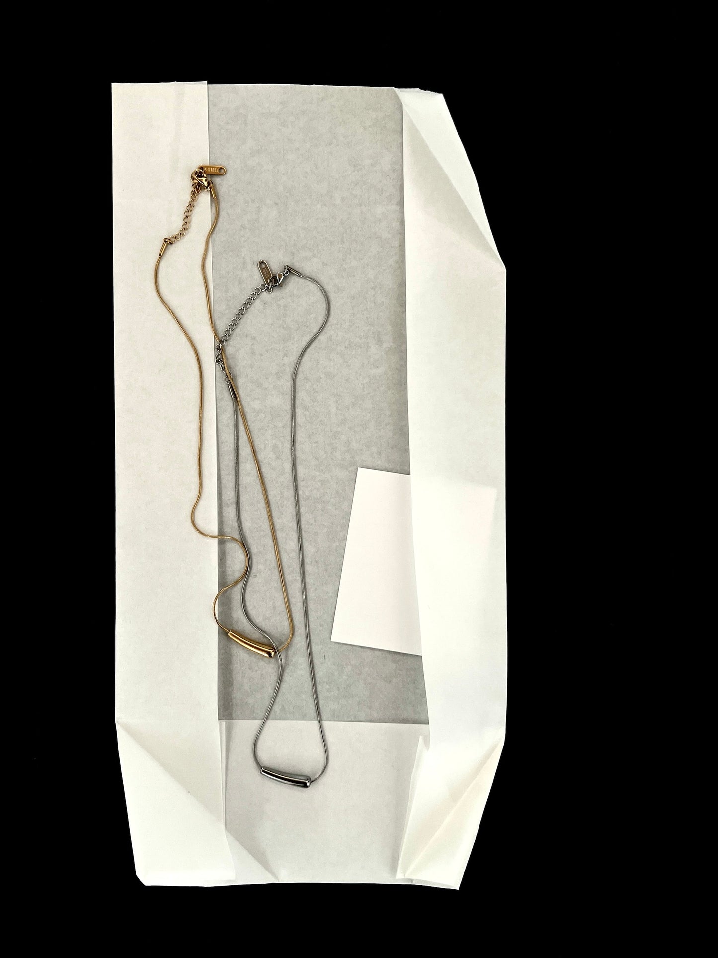 ［316L］Line Necklace (Gold)