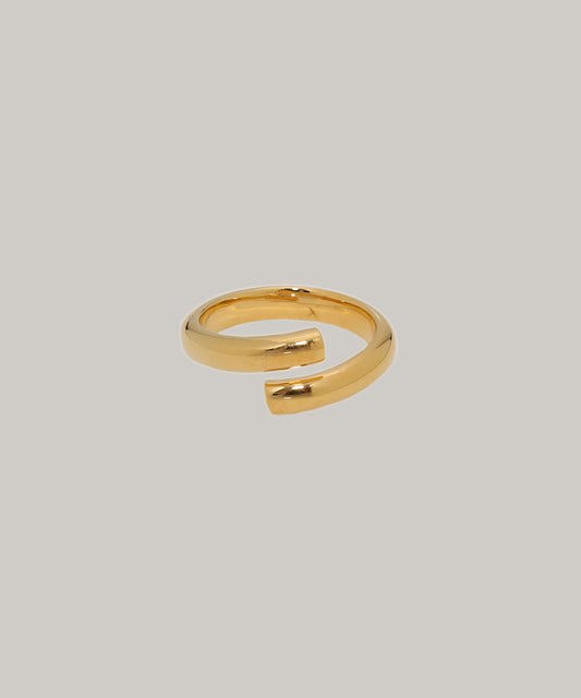 ［silver925］Hug Ring (Gold)
