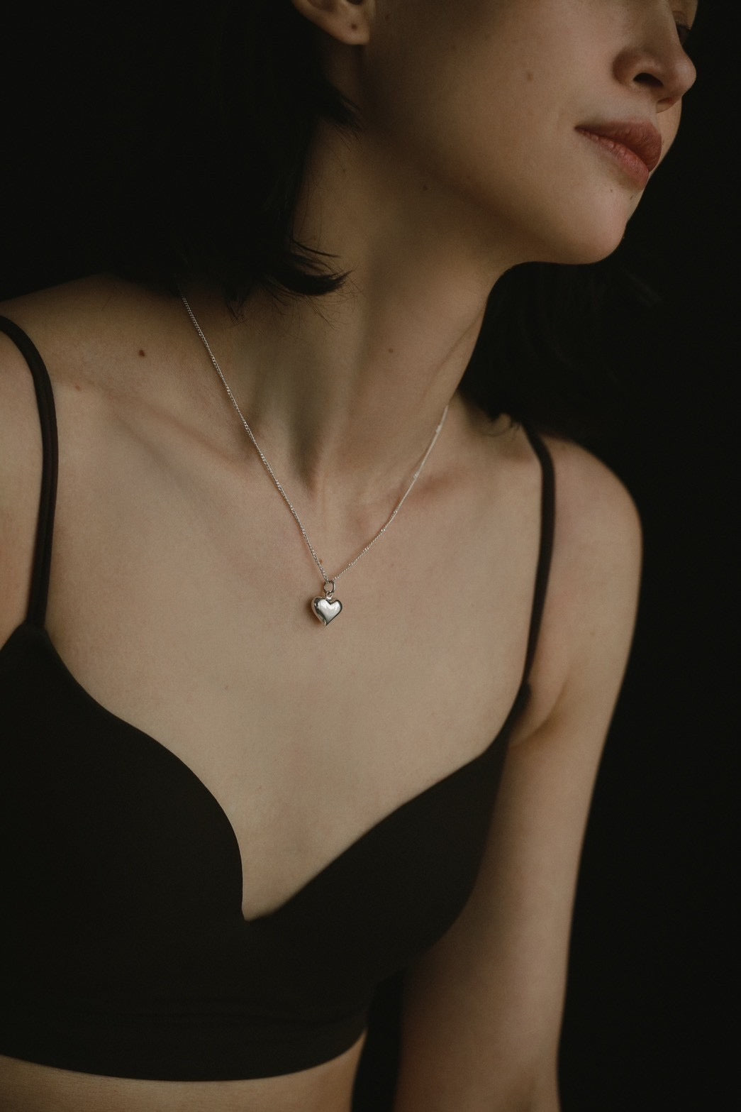 ［silver925］Heart Necklace (Silver)