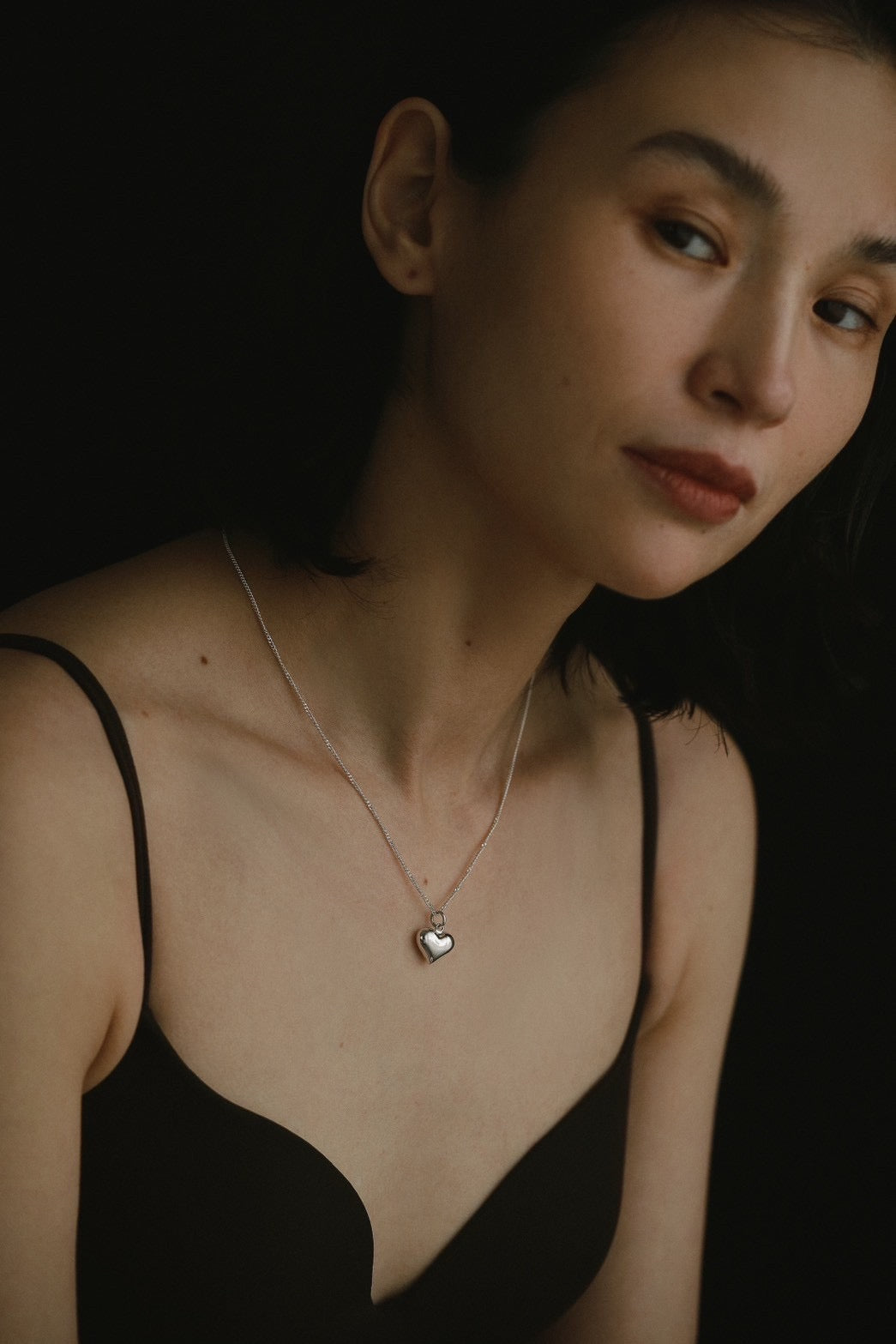 ［silver925］Heart Necklace (Silver)