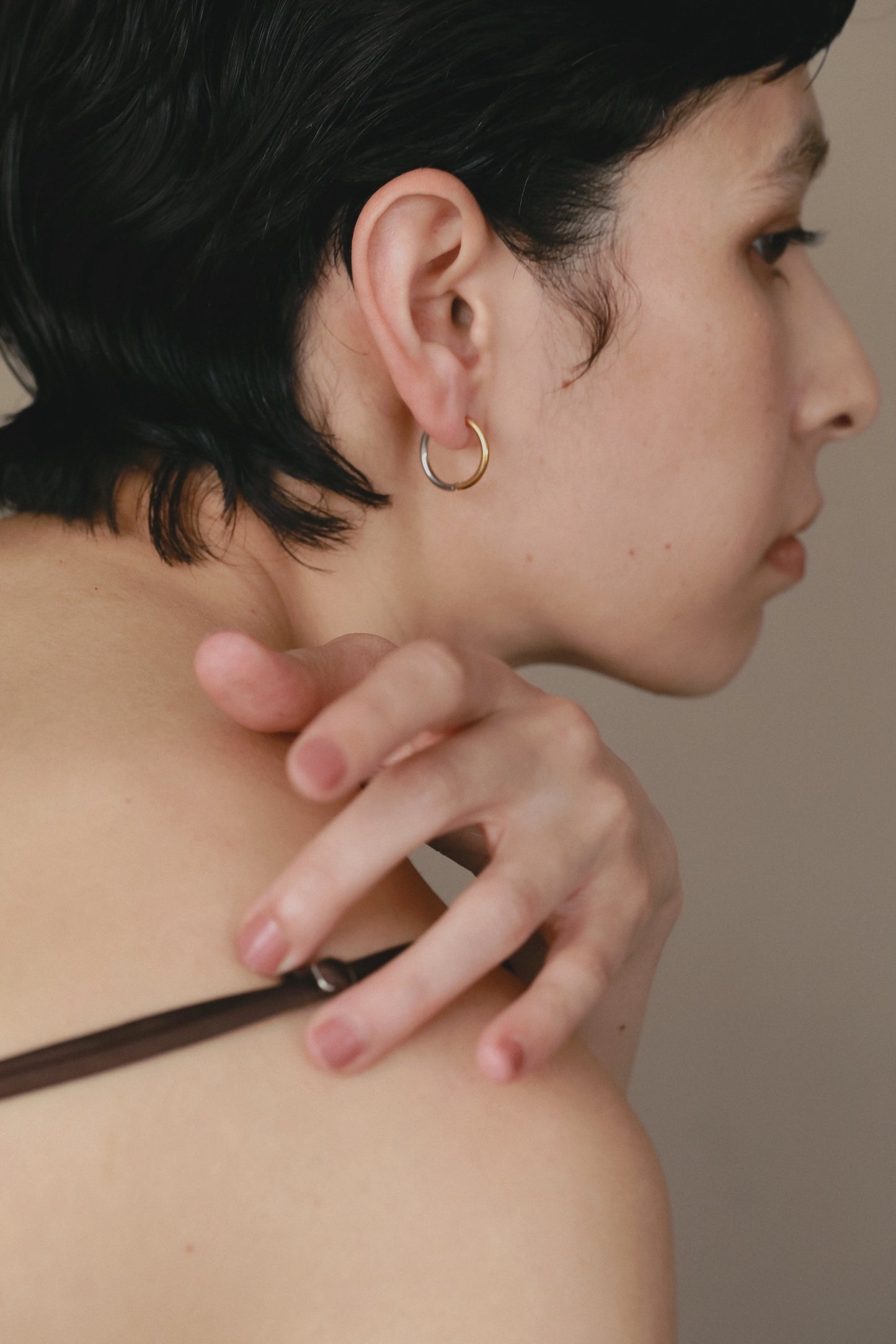 ［316L］Two tone Pierce (Gold×Silver)