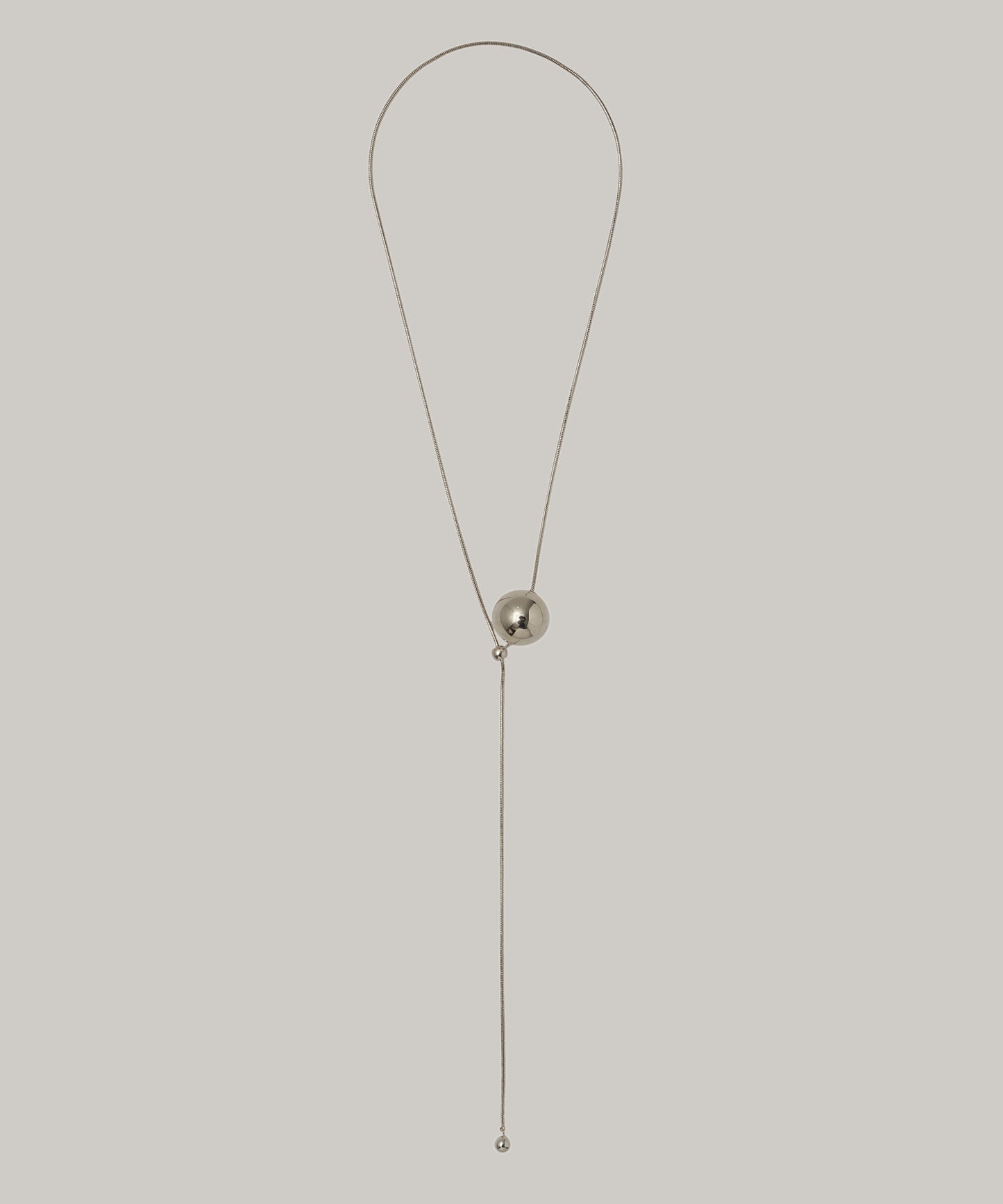 Ball snake Necklace (Silver)