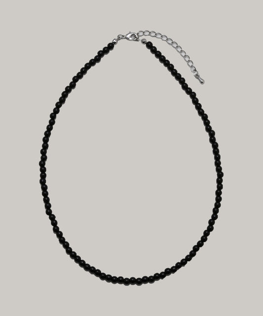 Round beads Necklace (Black)