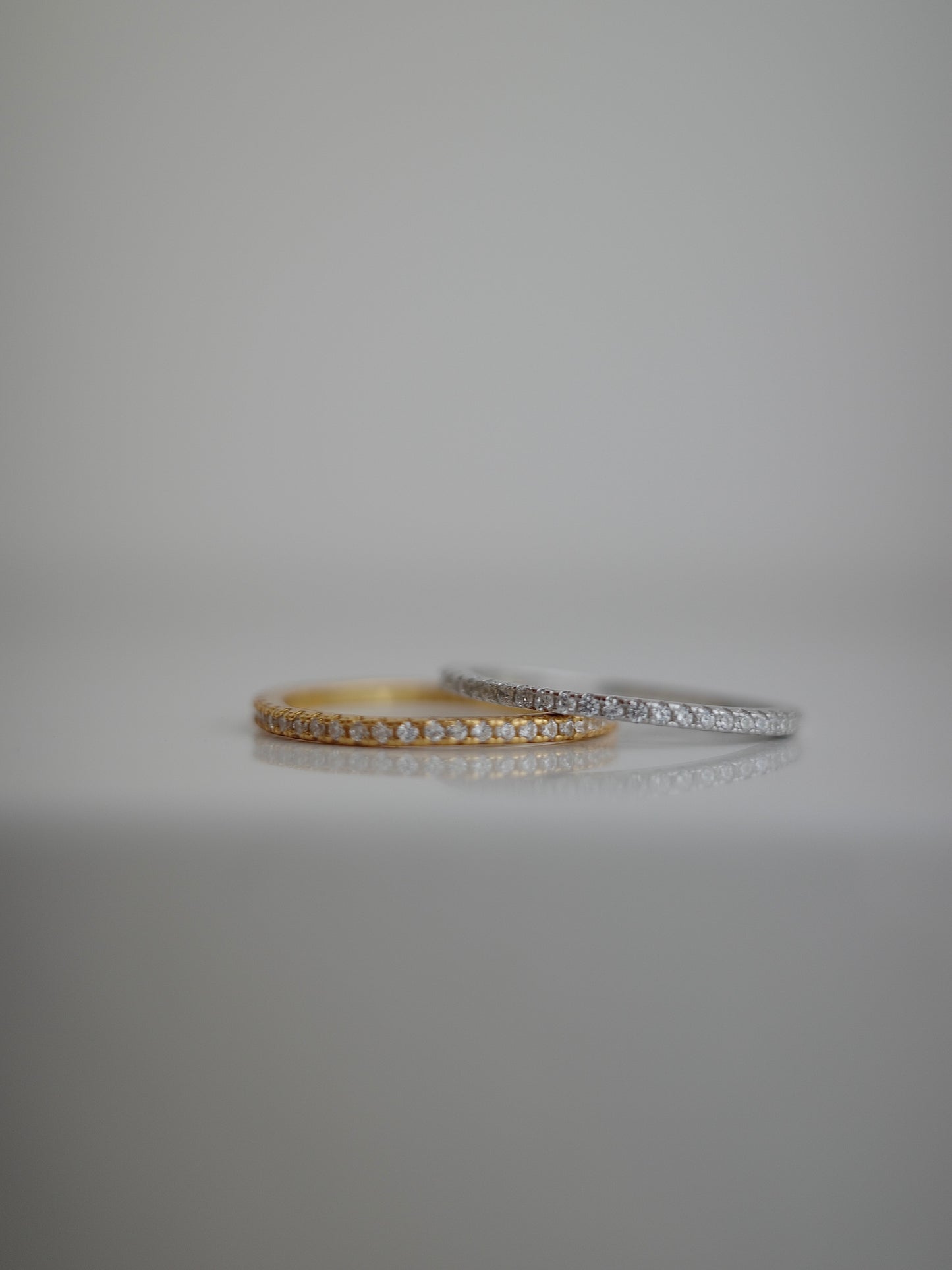 ［silver925］Full eternity Ring (Gold)