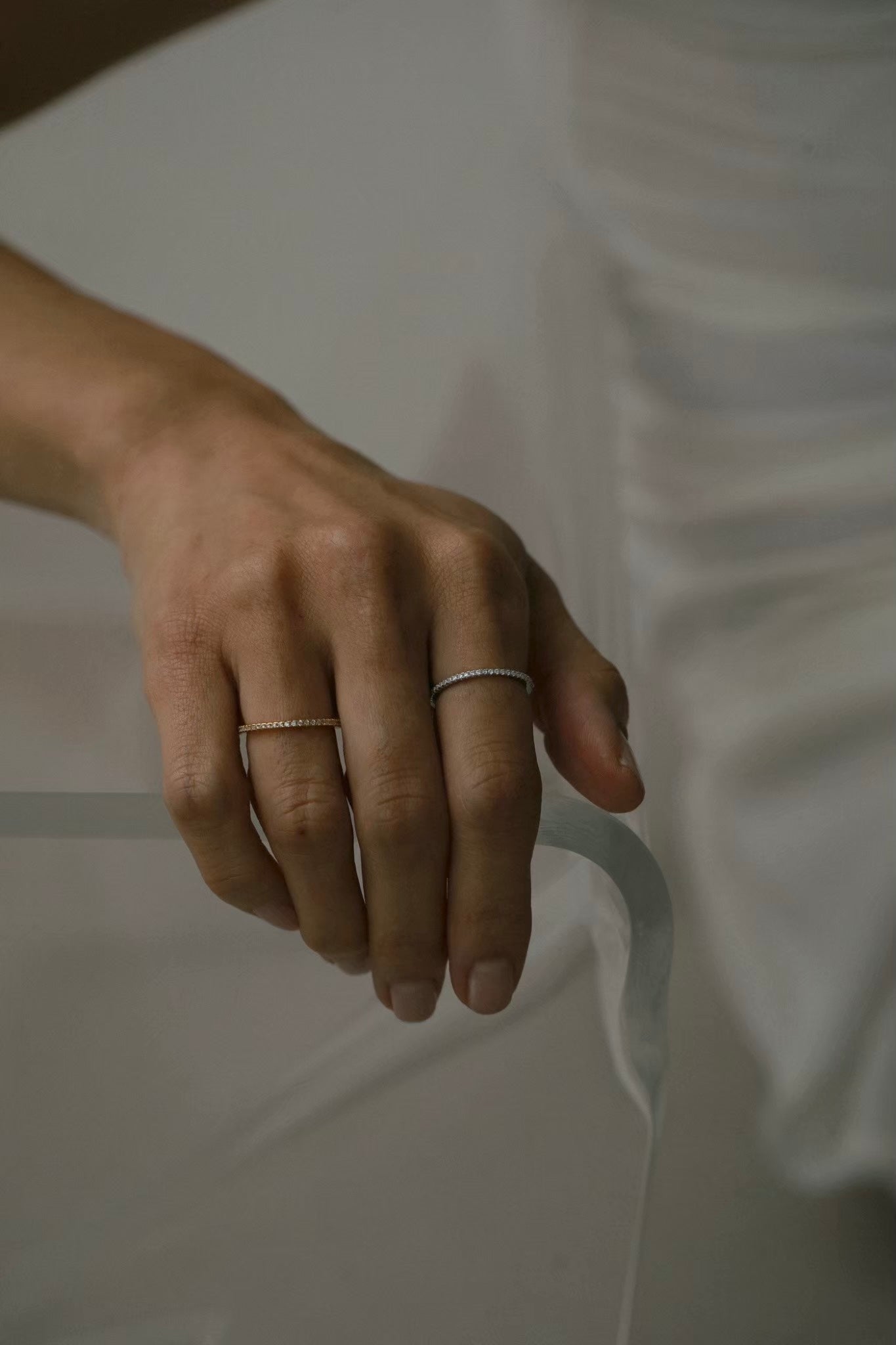 ［316L］Half eternity Ring (Silver)
