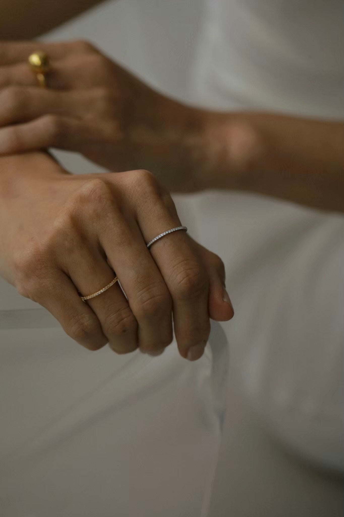 ［316L］Half eternity Ring (Silver)
