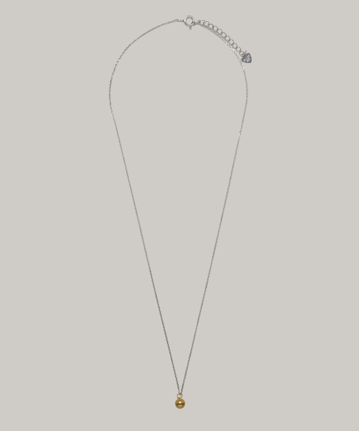 ［silver925］Mini ball Necklace (Gold×Silver)