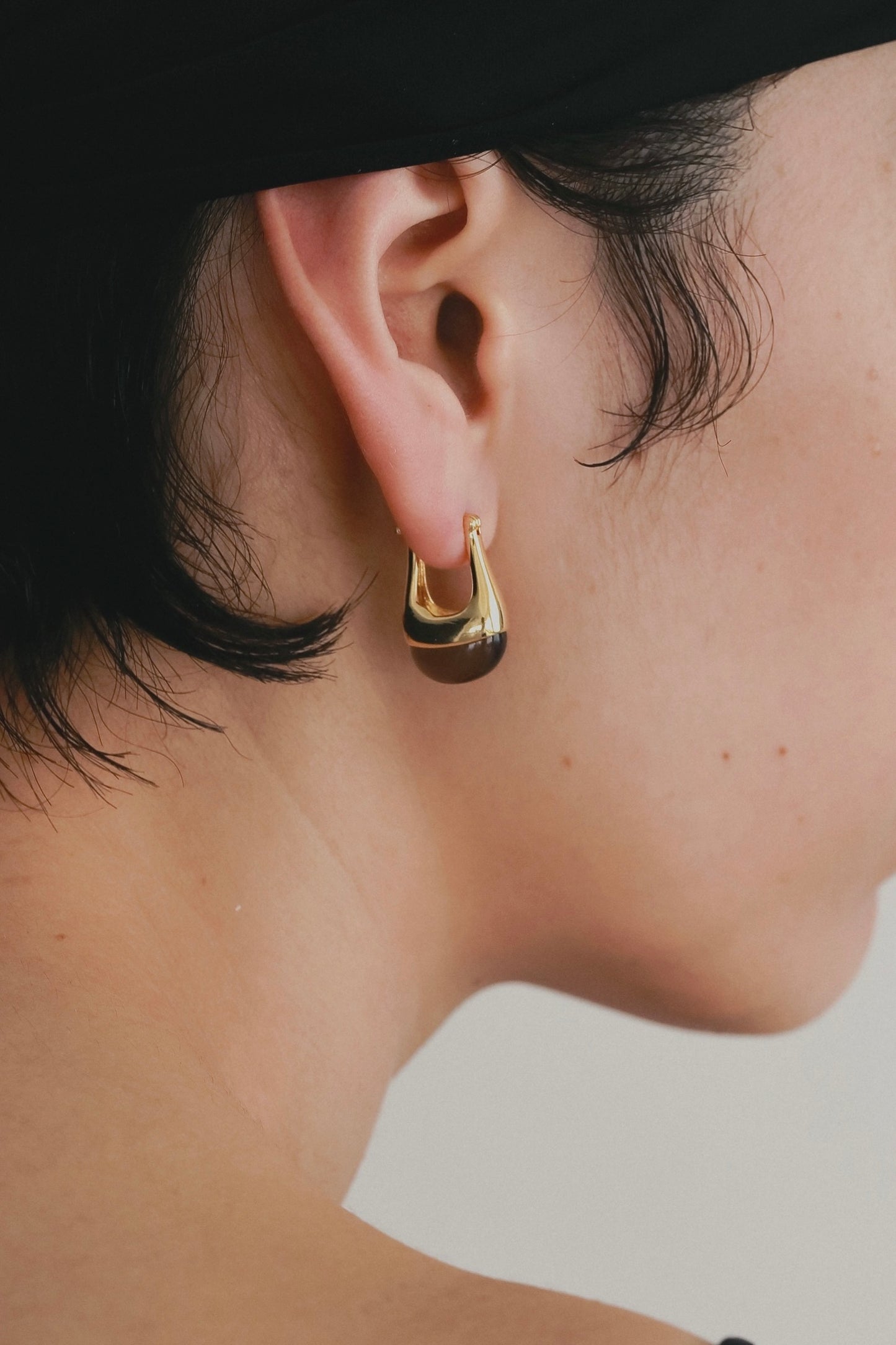 Round drop Pierce (Gold)