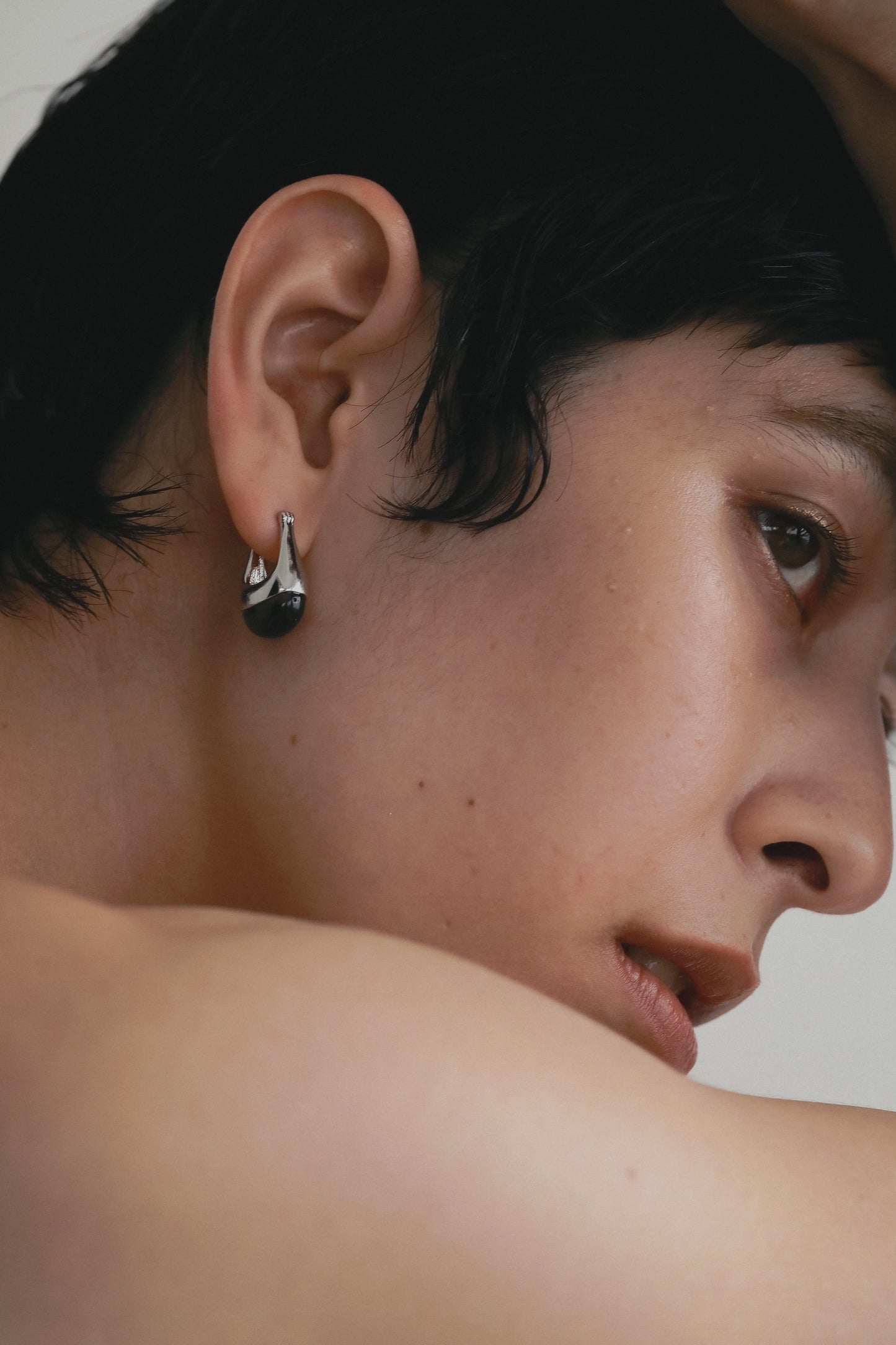 Round drop Pierce (Silver)
