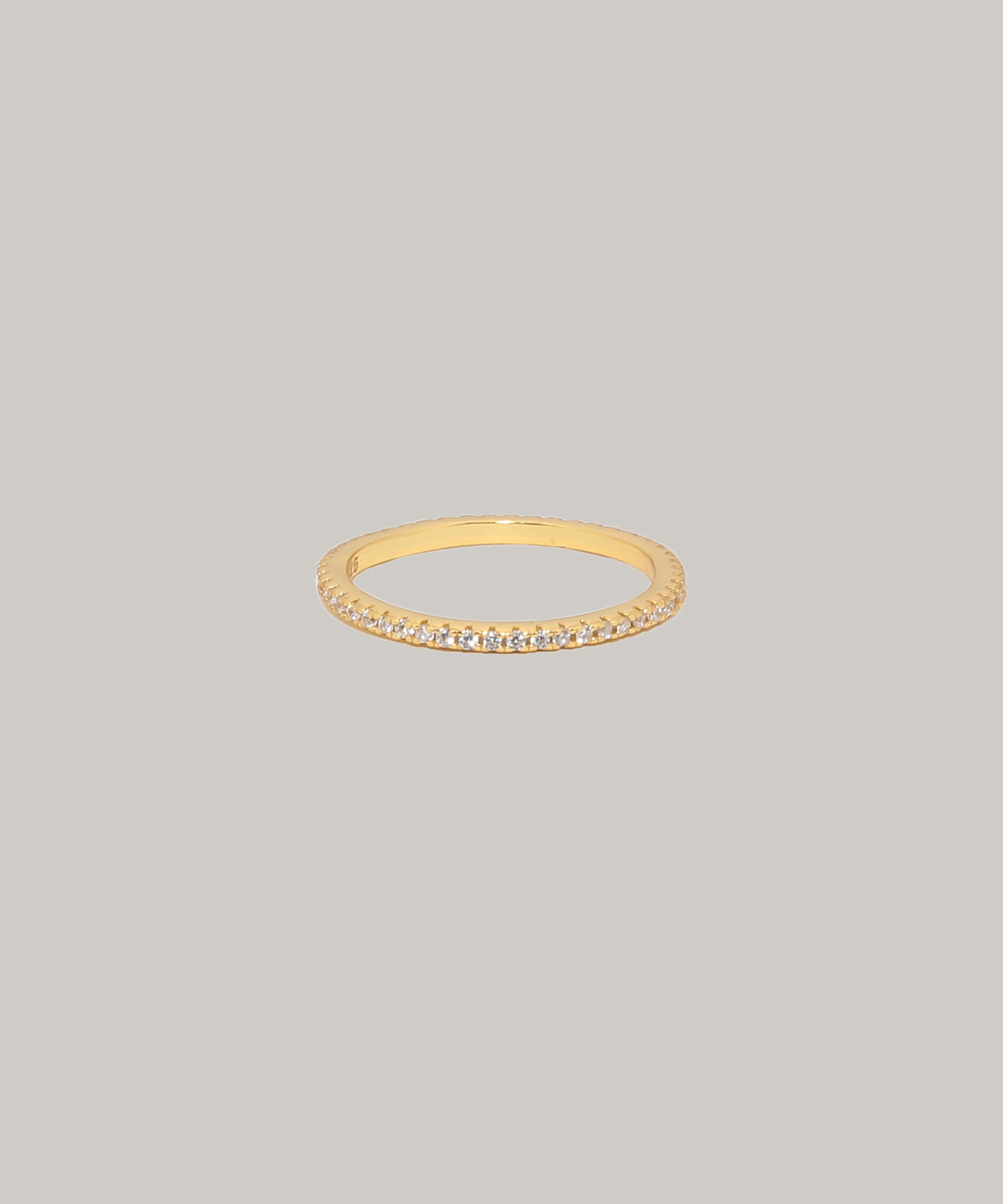 ［silver925］Full eternity Ring (Gold)