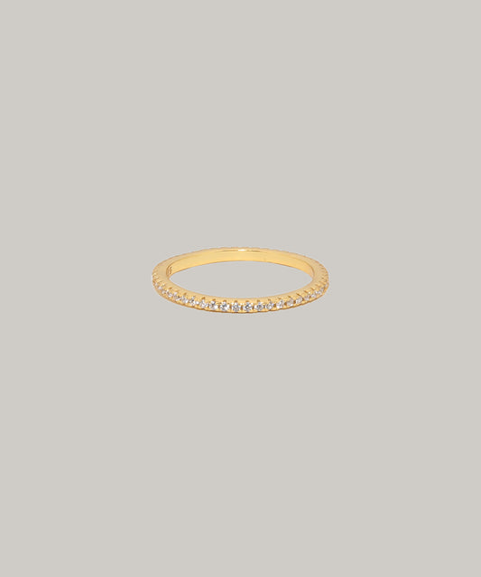 ［silver925］Full eternity Ring (Gold)